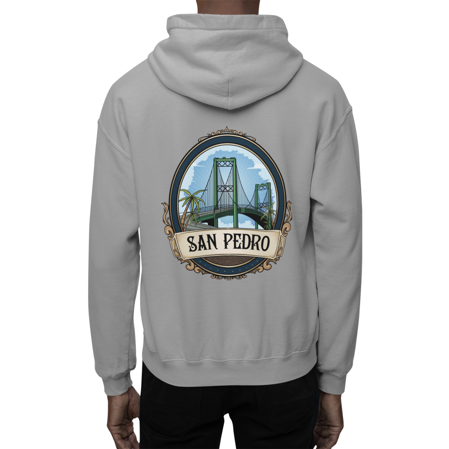 Hometown Hoodie Zip-Up (Heather Gray)