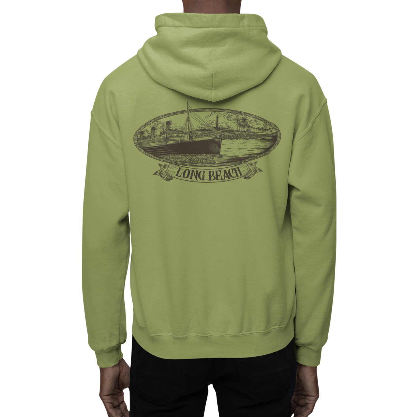 Queen Mary Hoodie (Military Green)