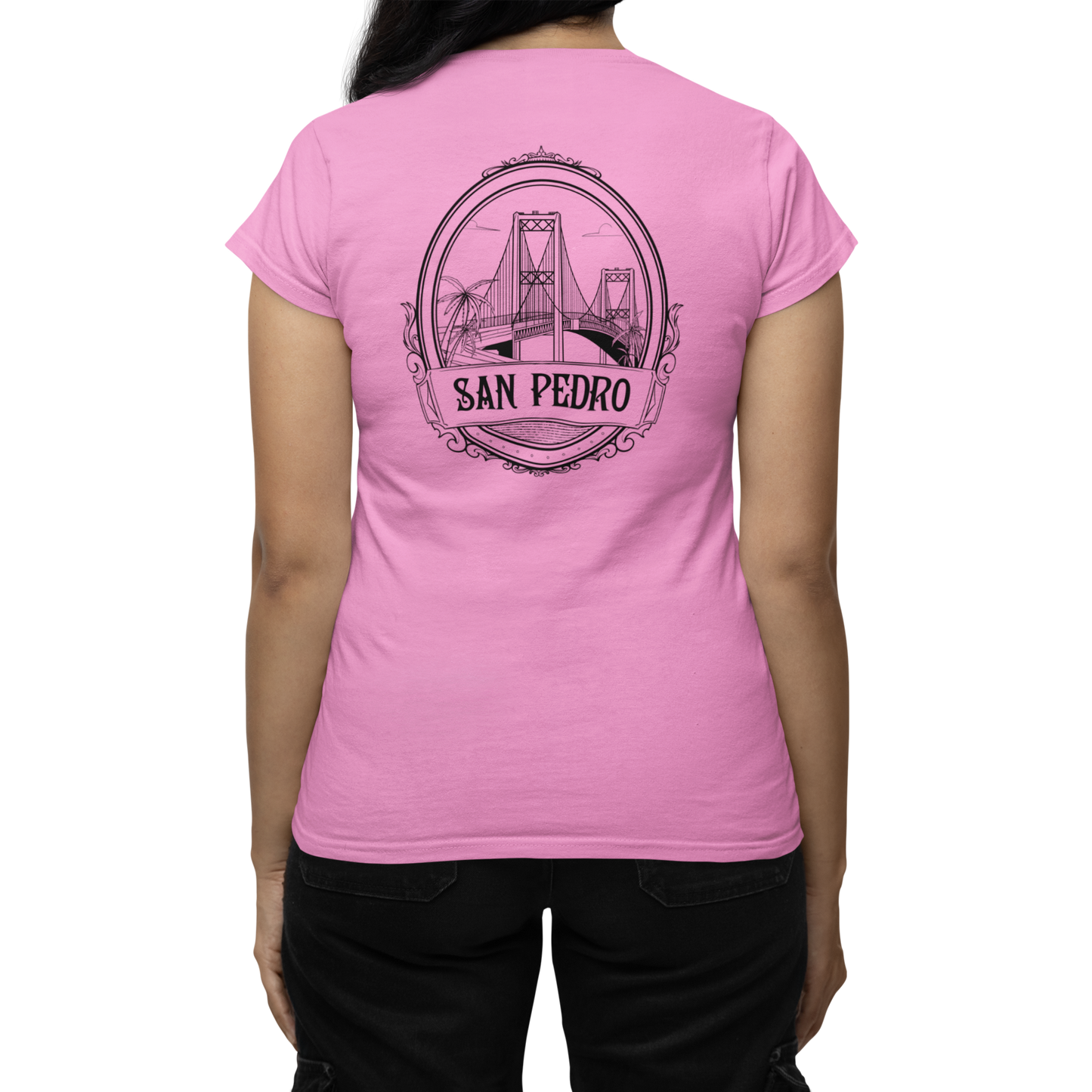 Pink Hometown Shirt (Black Print)