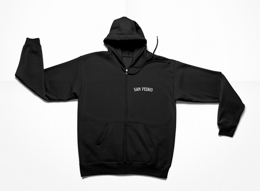 Hometown Hoodie Zip-Up (Black)