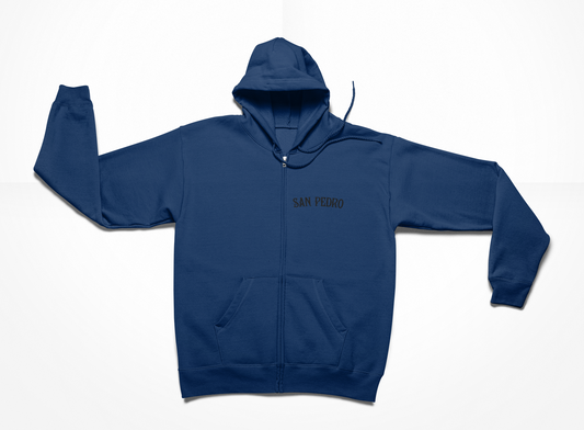 Hometown Hoodie Zip-Up (Navy)